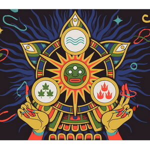 Mulat= Aztékok képeslap - Haránt Artúr - Három Nap