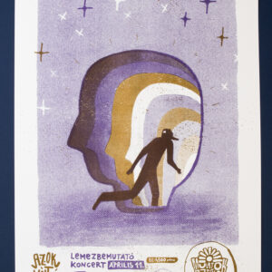 Azok Méltó Utak koncertplakát - Sebesvári Soma